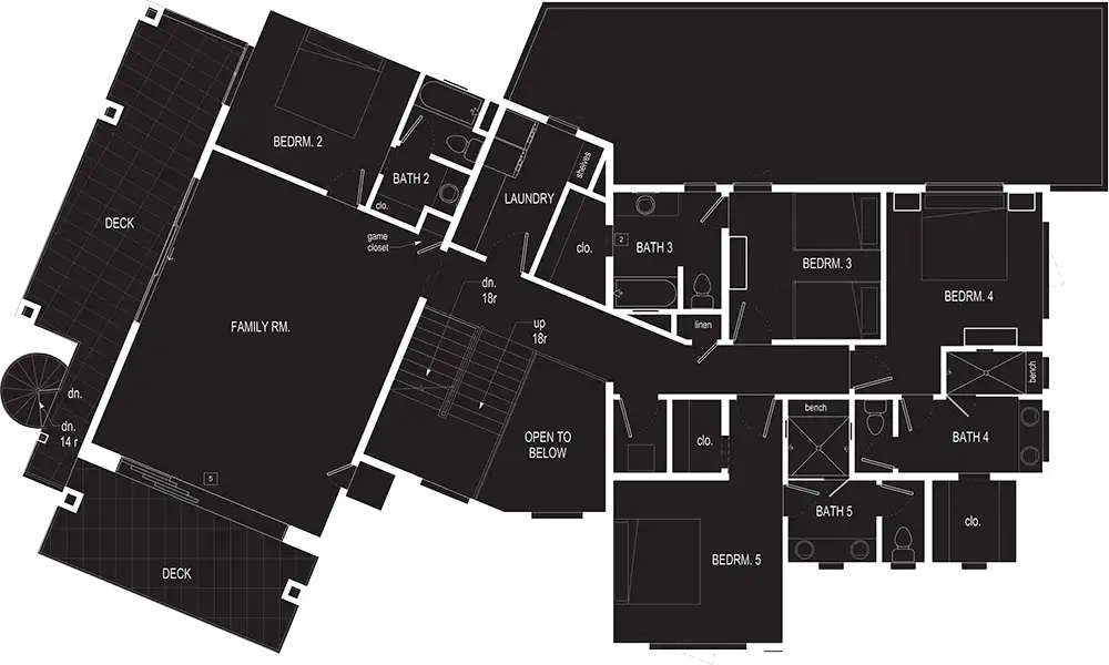 Desert Retreat floor plan level 2