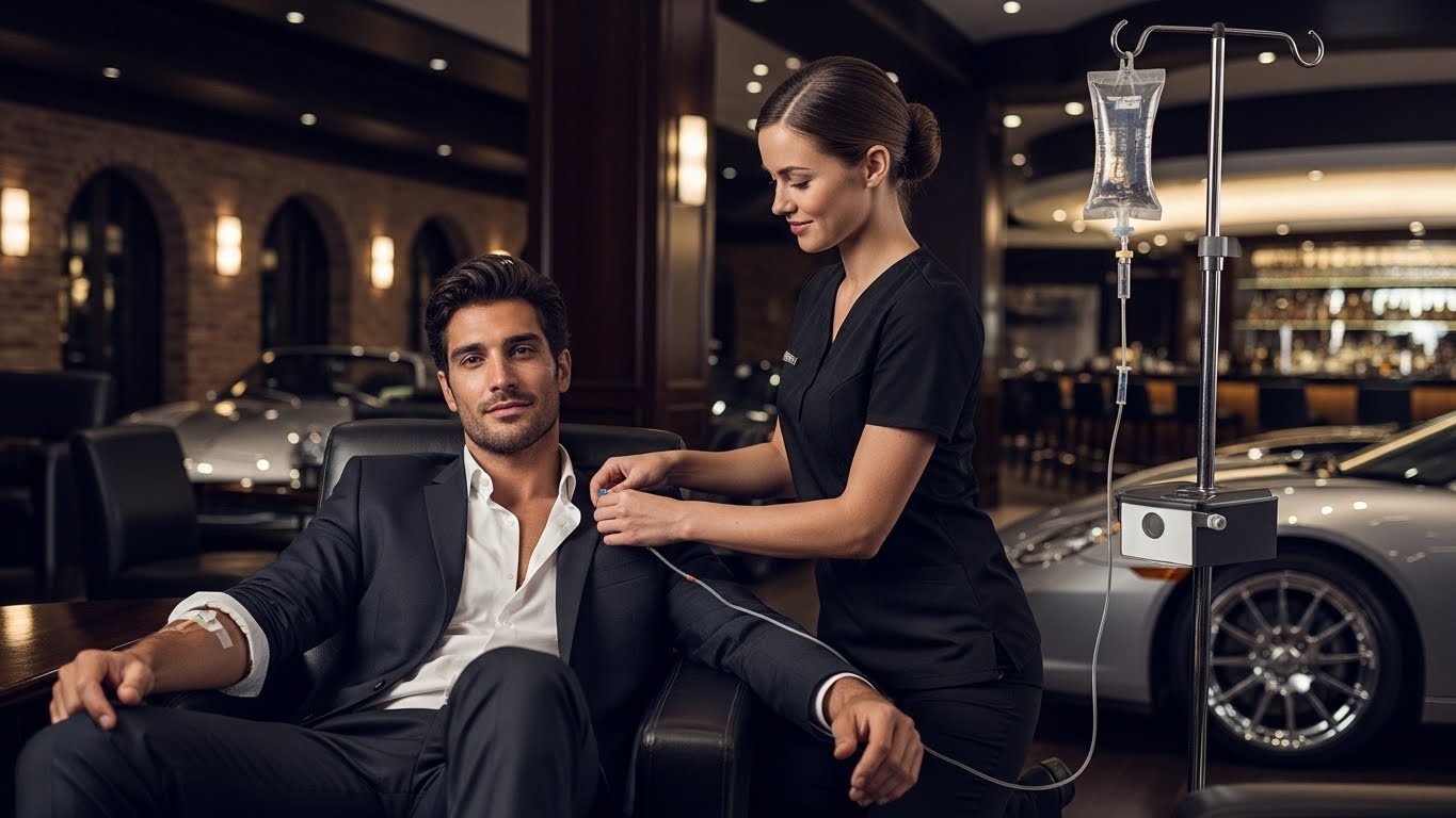 Surfer in white water