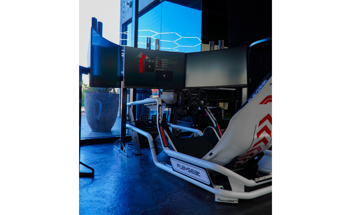 Surfer in white water
