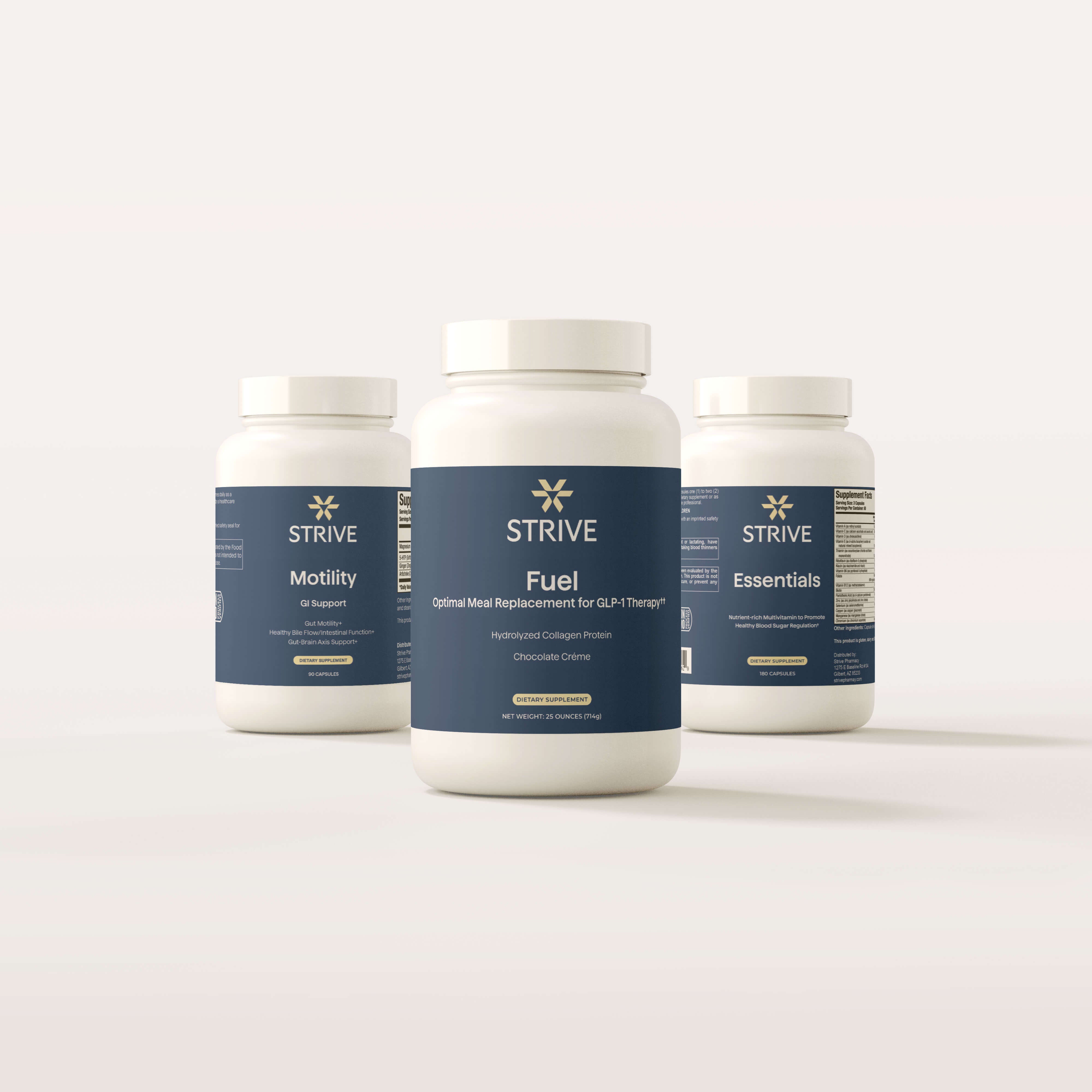 Strive GLP1 Support Bundle | Essential Nutrition for Semaglutide & Tirzepatide Users