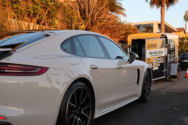 ZS Clean mobile detailing at a customer location