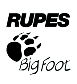 Rupes logo with a stylized big foot paw print and the text 'Big Foot'.