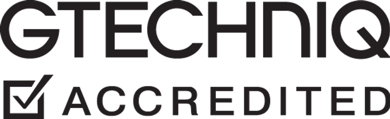 Gtechniq Accredited logo with a checkmark symbol.