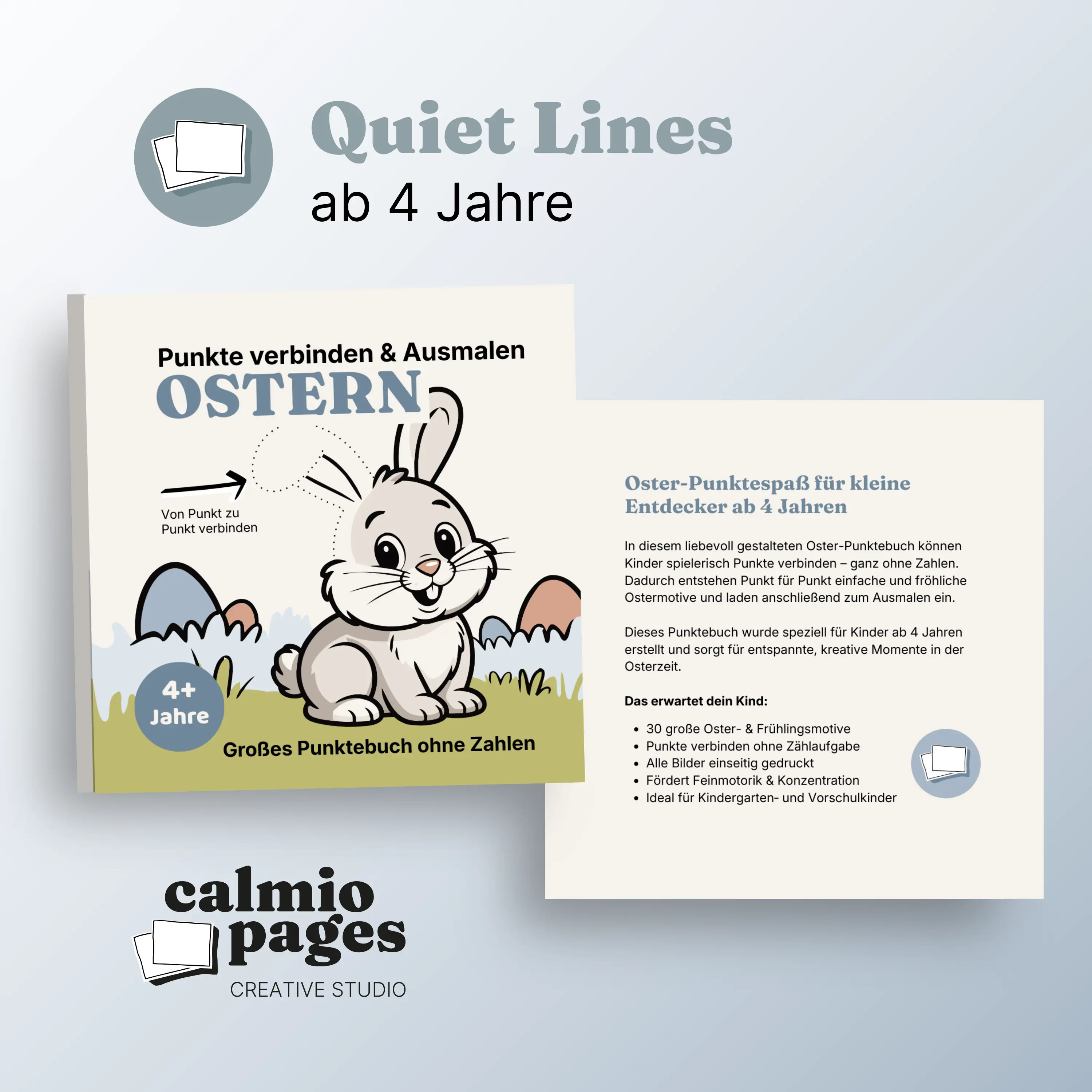 Punkte verbinden (ohne Zahlen): ab 4 Jahre