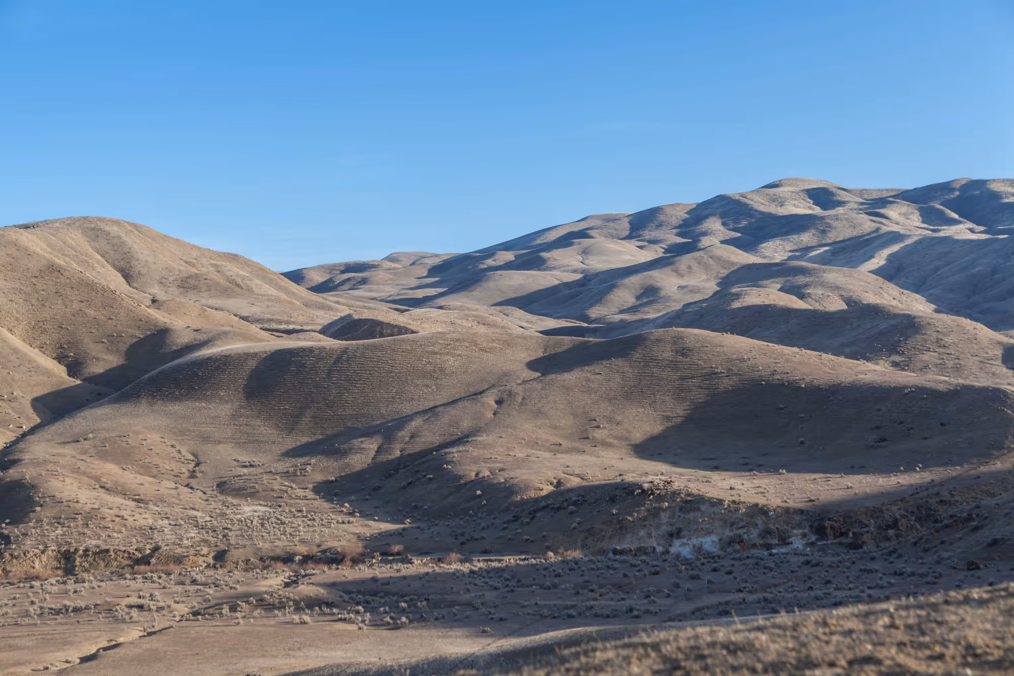 Hill landscape in CA