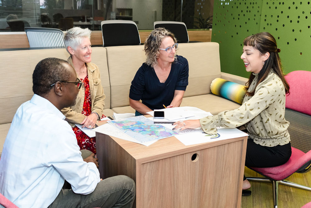 CreativEnvironment Group strategizing on a project
