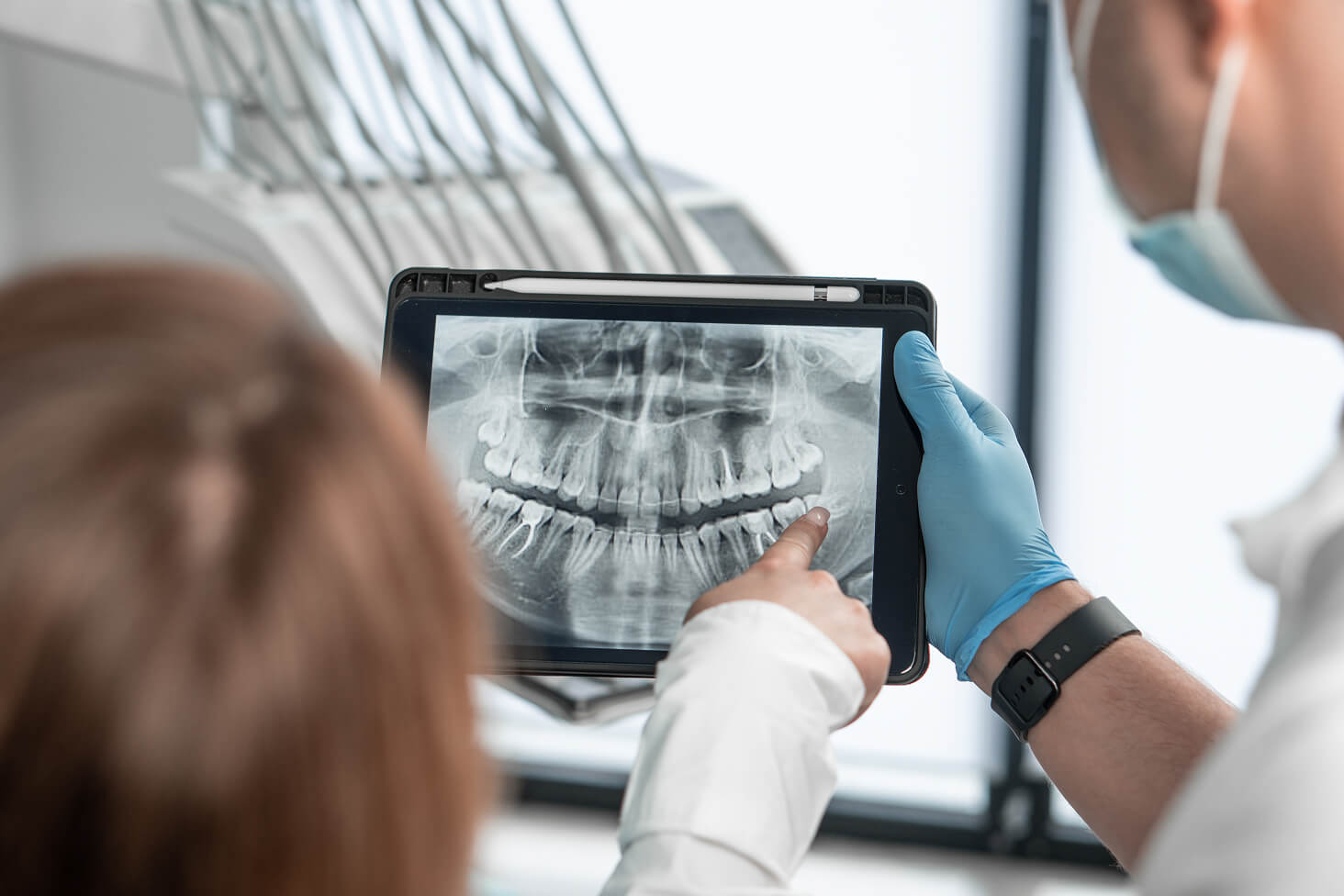 Panoramic dental X-ray for oral diagnostics