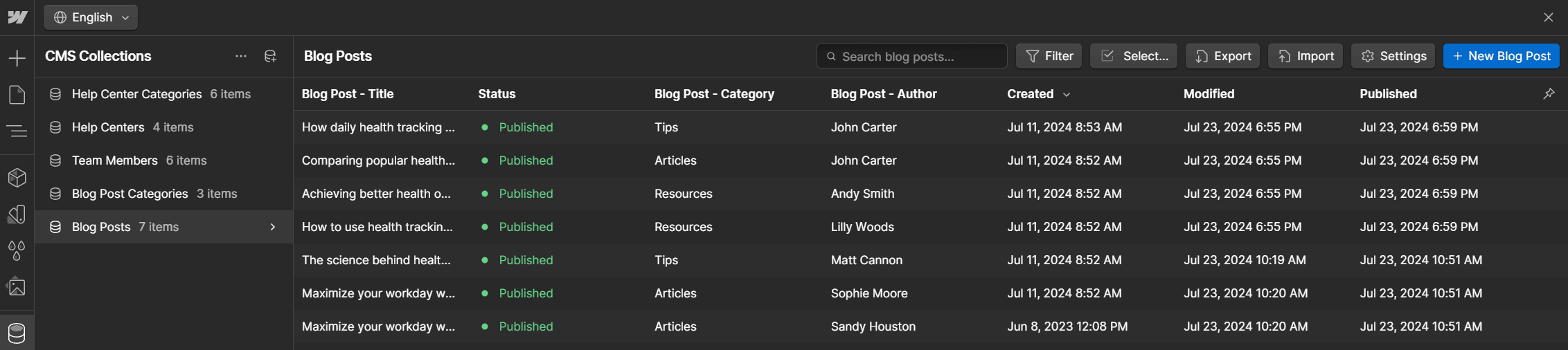Biotech X Webflow Template And Ui Kit - CMS Collection
