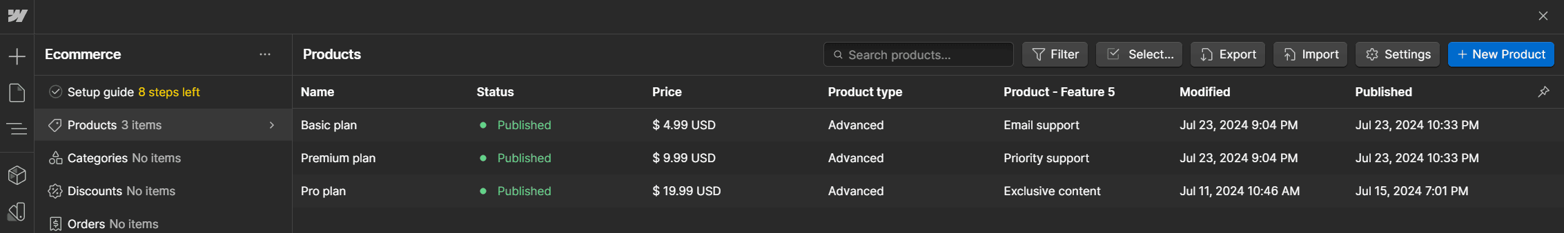 Biotech X Webflow Template And Ui Kit - ECommerce Collection
