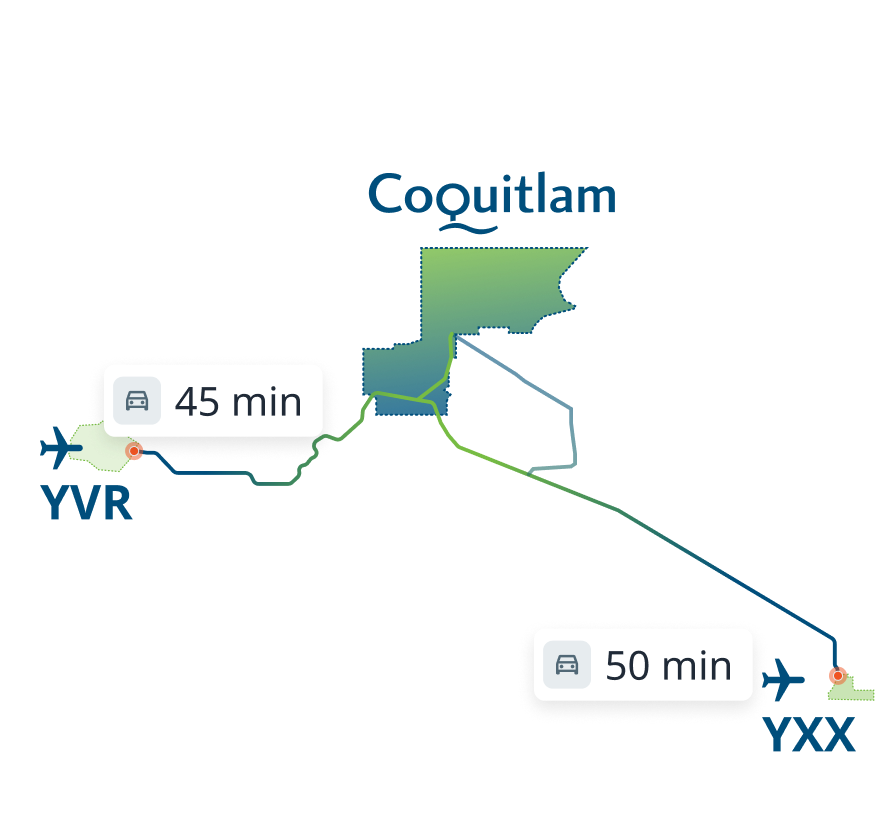 Coquitlam airports