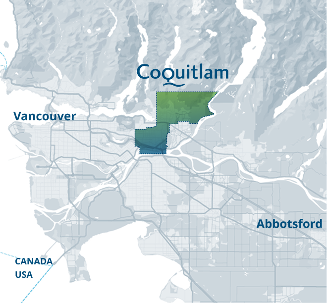 Coquitlam mobile map
