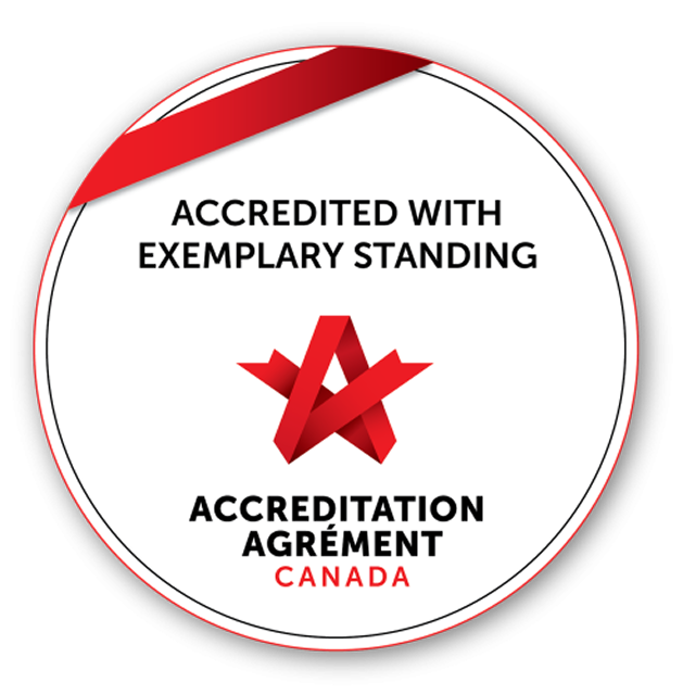 Accreditation badge.