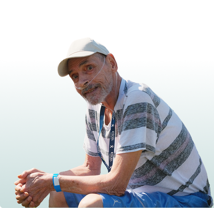 Picture of Excel Society's client.