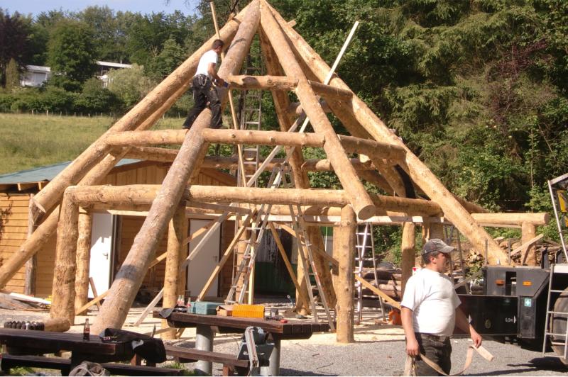 Grillhütte Wiederaufbau I