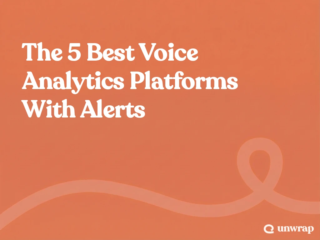The 5 Best Voice Analytics Platforms With Alerts