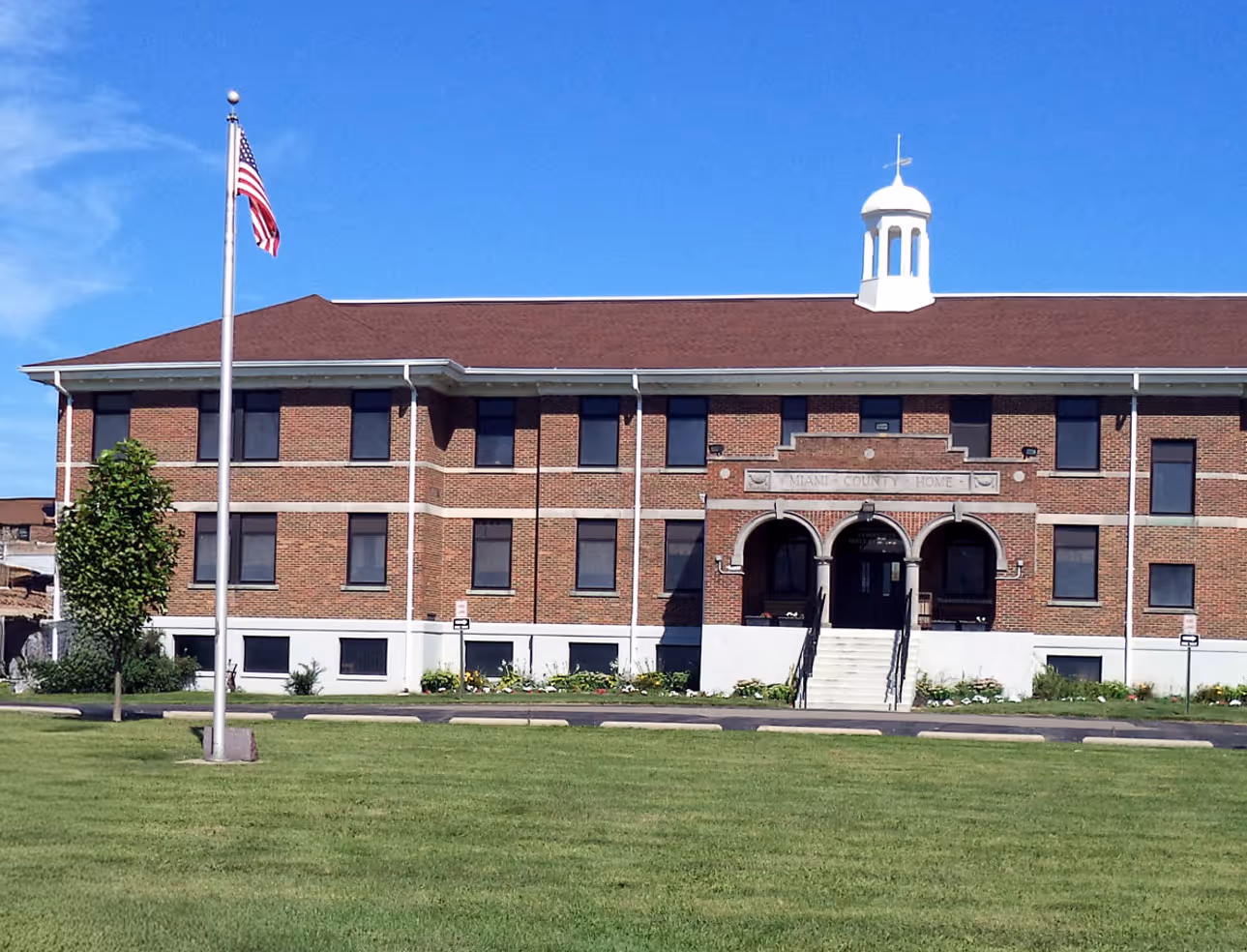 Front of building