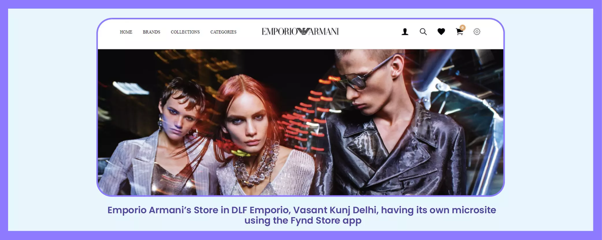Emporio Armani’s store 
