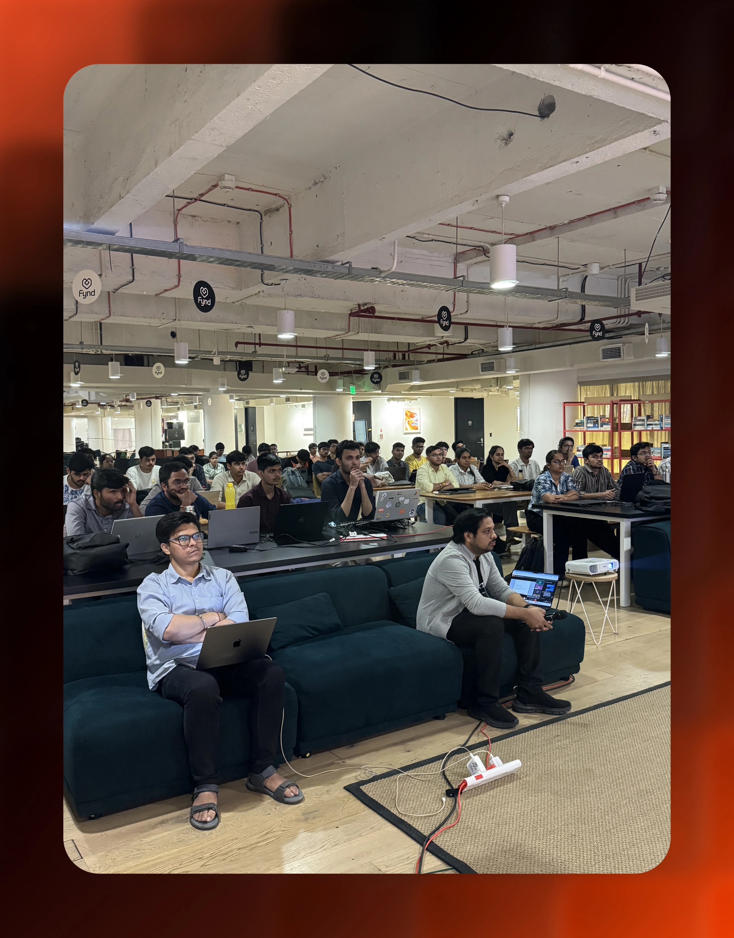 A image showing participants audience for the Hacktimus 2025