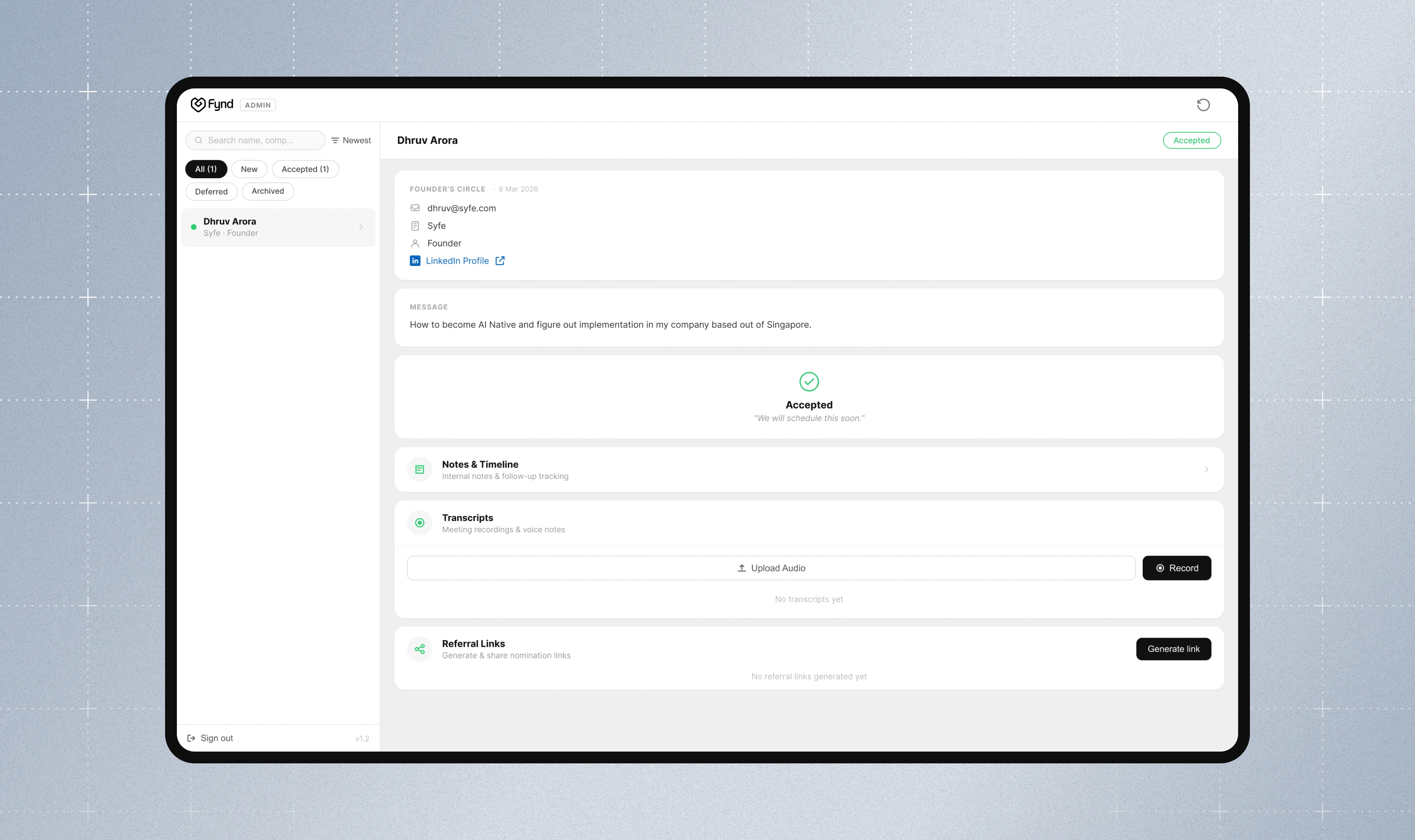 An image showing the other social platform dashboard