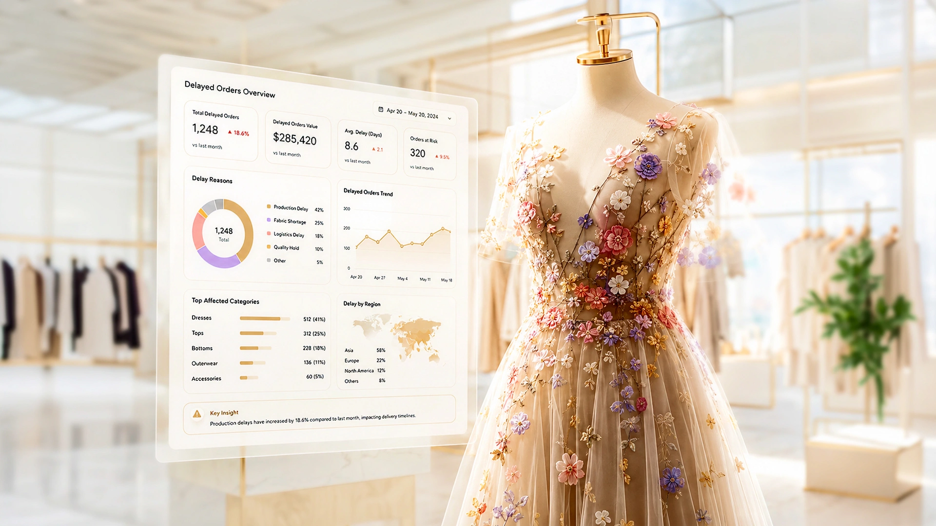 The most expensive thing in fashion isn't inventory. It's delay