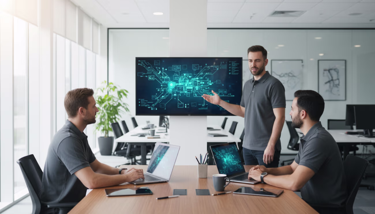 Managed IT Business Continuity team collaborating