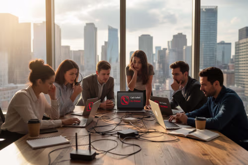 Team facing VoIP outage impact