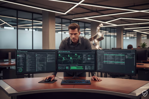 IT professional analyzing backup testing importance
