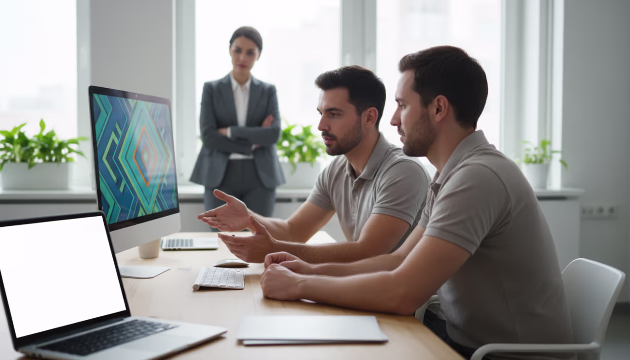 IT team analyzing Infrastructure Uptime Metrics