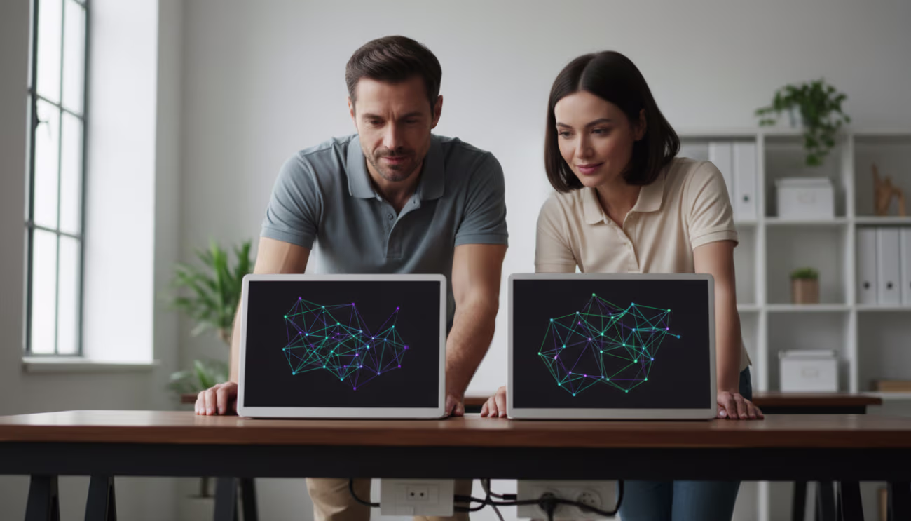 IT team discussing Hybrid Infrastructure Risks