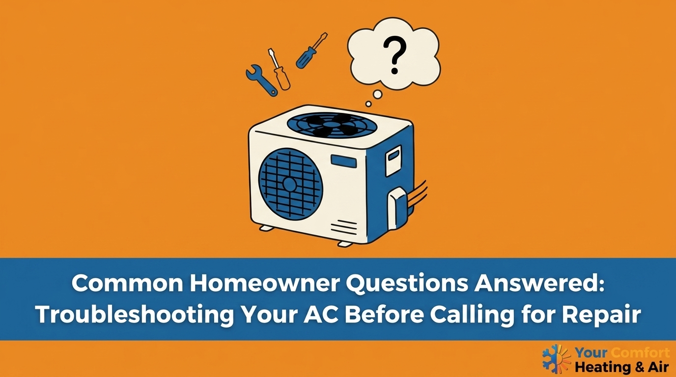 Common Homeowner Questions Answered: Troubleshooting Your AC Before Calling for Repair