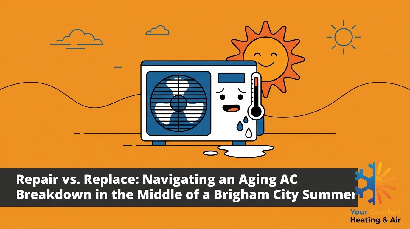 Repairing vs. Replacing an Aging AC in the Middle of a Brigham City Summer