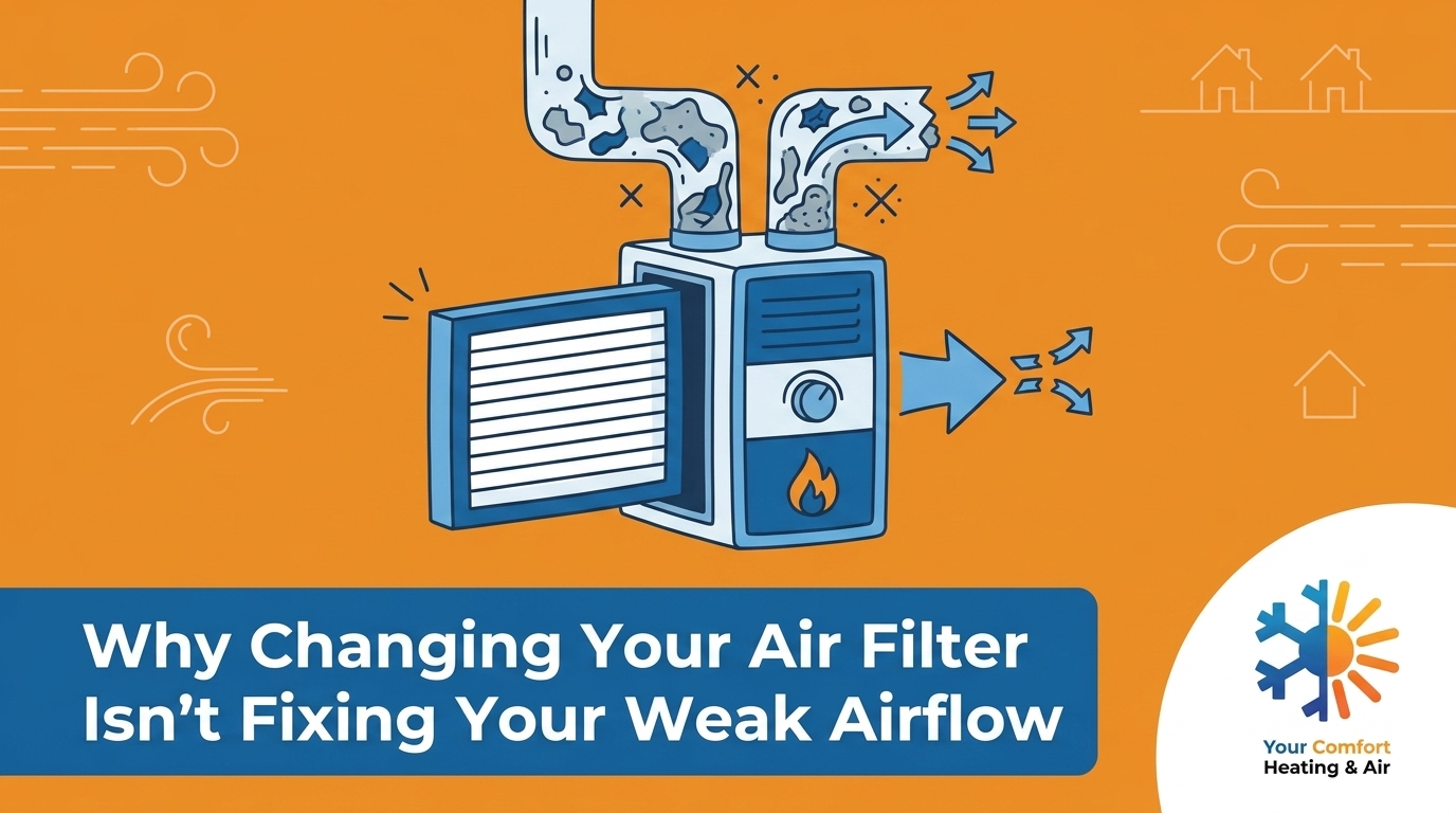 Why Changing Your Air Filter Isn't Fixing Your Weak Airflow