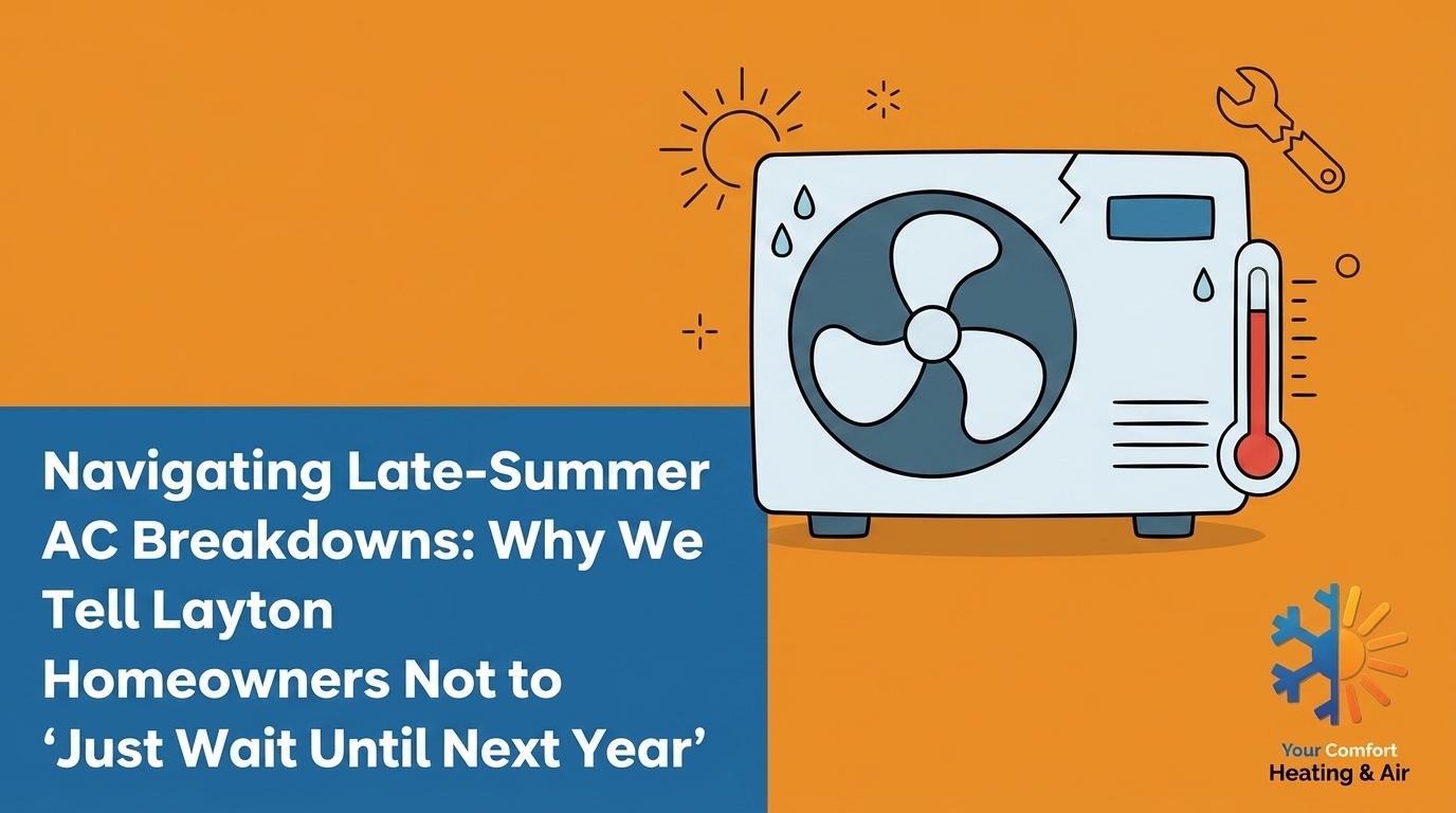 Navigating Late-Summer AC Breakdowns: Why We Tell Layton Homeowners Not to 'Just Wait Until Next Year'