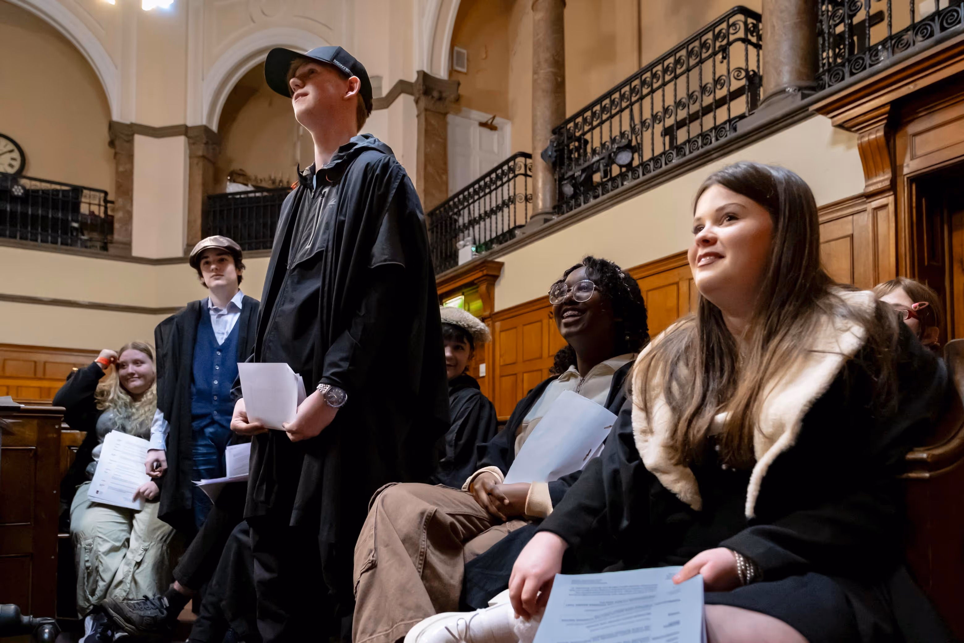 MVA students on a trip to the National Justice Museum