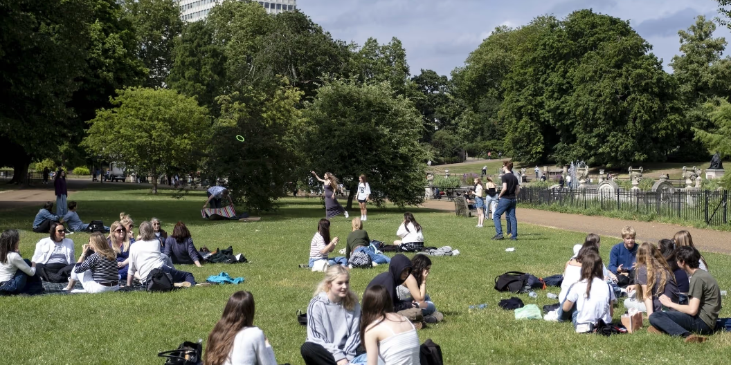 MVA families at a Hyde Park meet-up in London