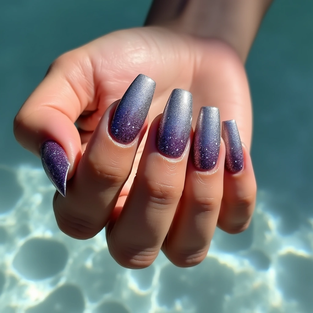 Ombre Silver Radiance
