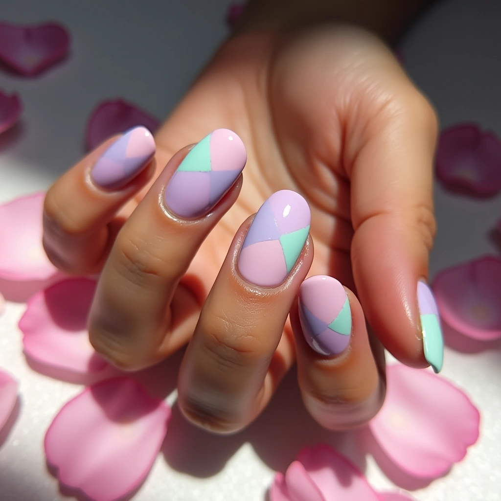 Pastel Playful Checkered