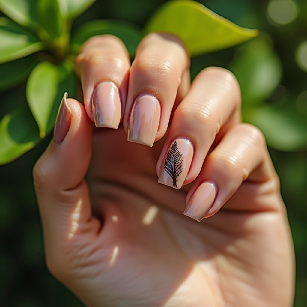 Feathered Walnut Ombre