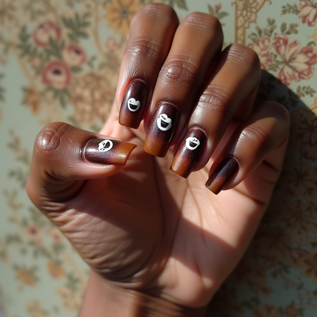 Coffee Chrome Ombre