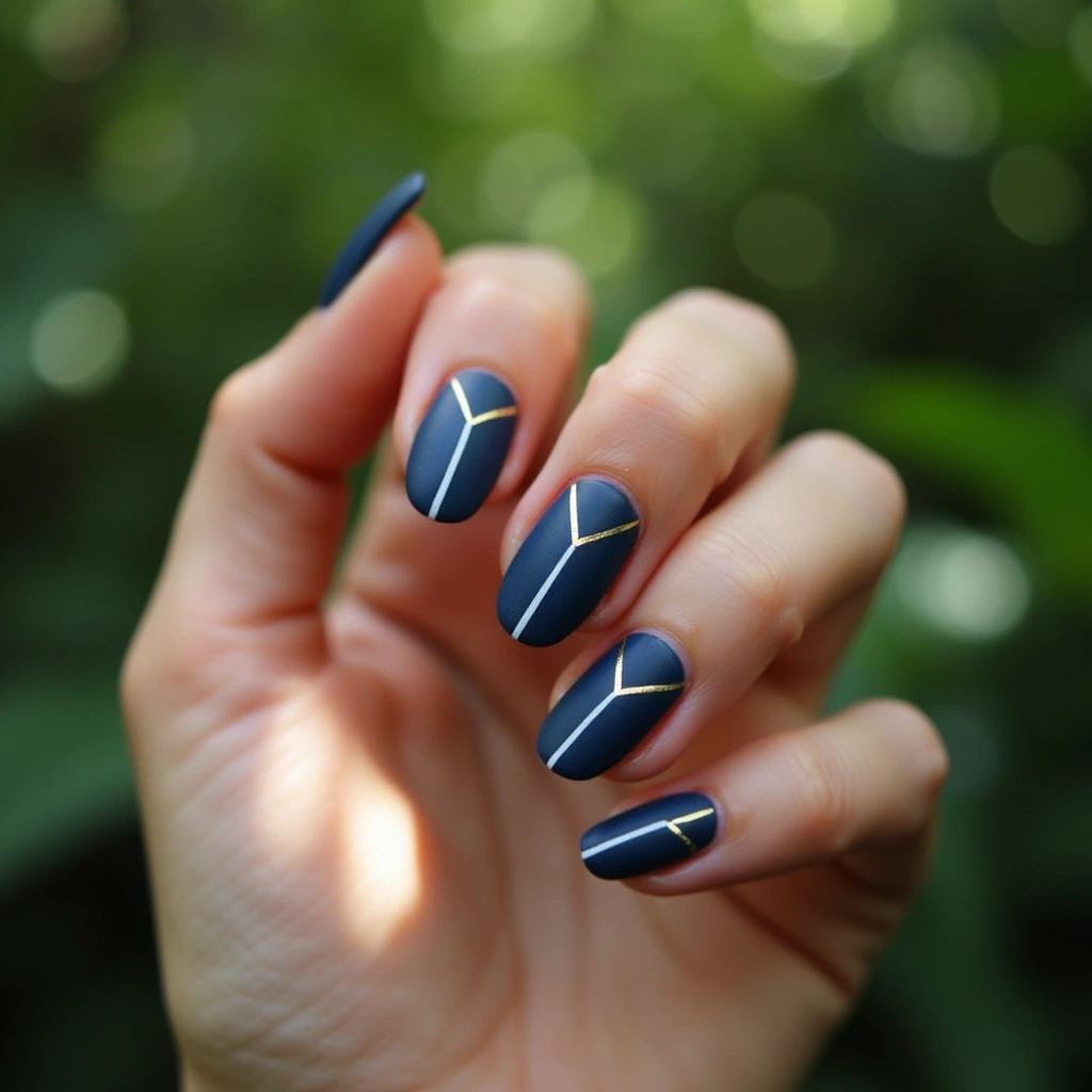 Sleek Sapphire Minimalism