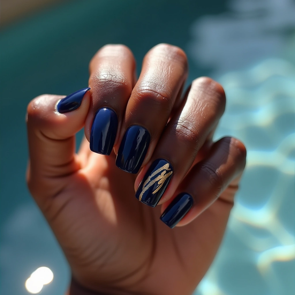 Bold Sapphire Accent