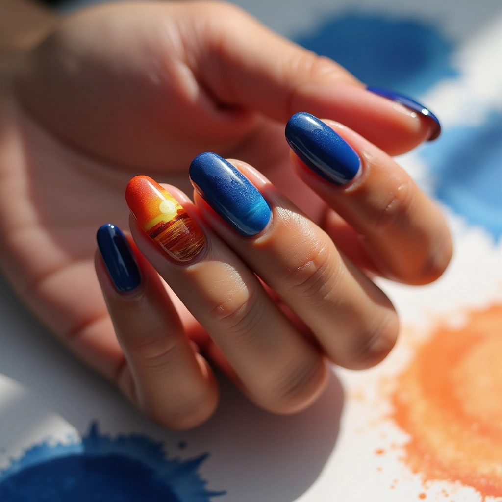 Sunset Sapphire Contrast