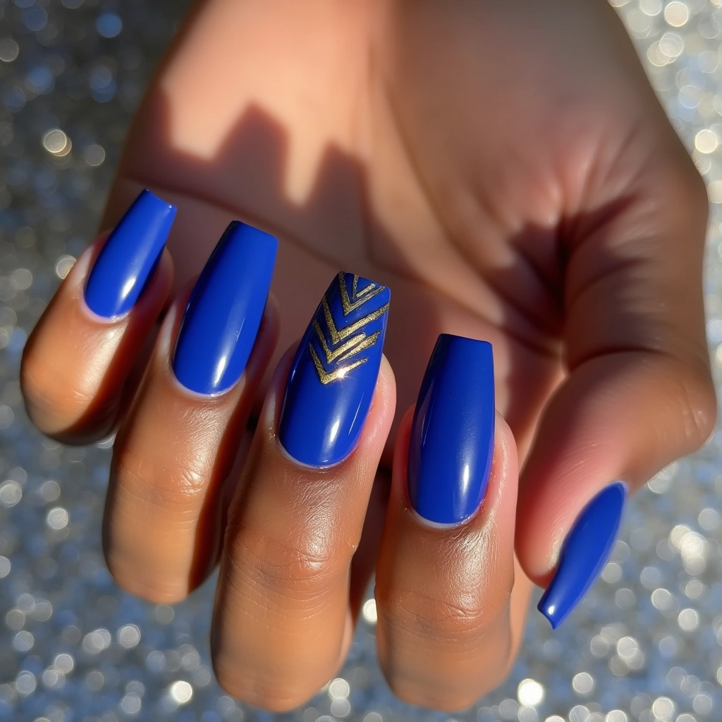 Chic Sapphire Geometry