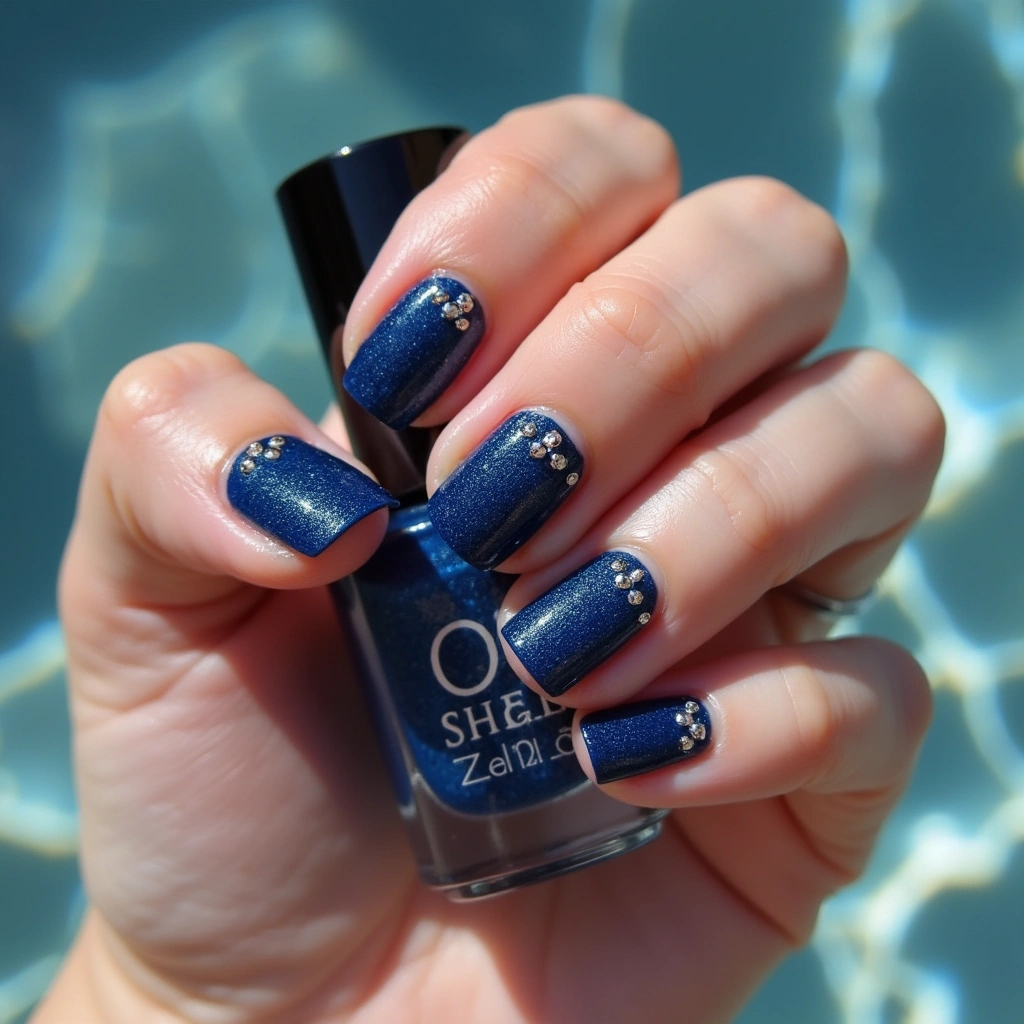 Edgy Sapphire Velvet