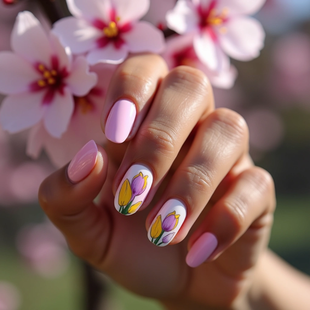 Pastel Tulip Elegance