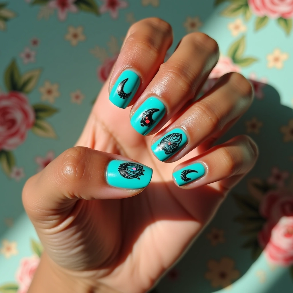 Bold Seashell Contrast