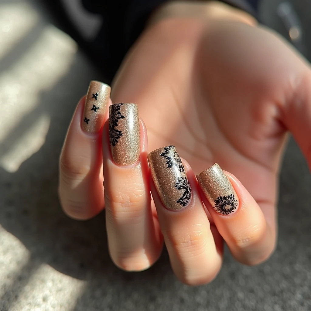 Elegant Champagne Texture