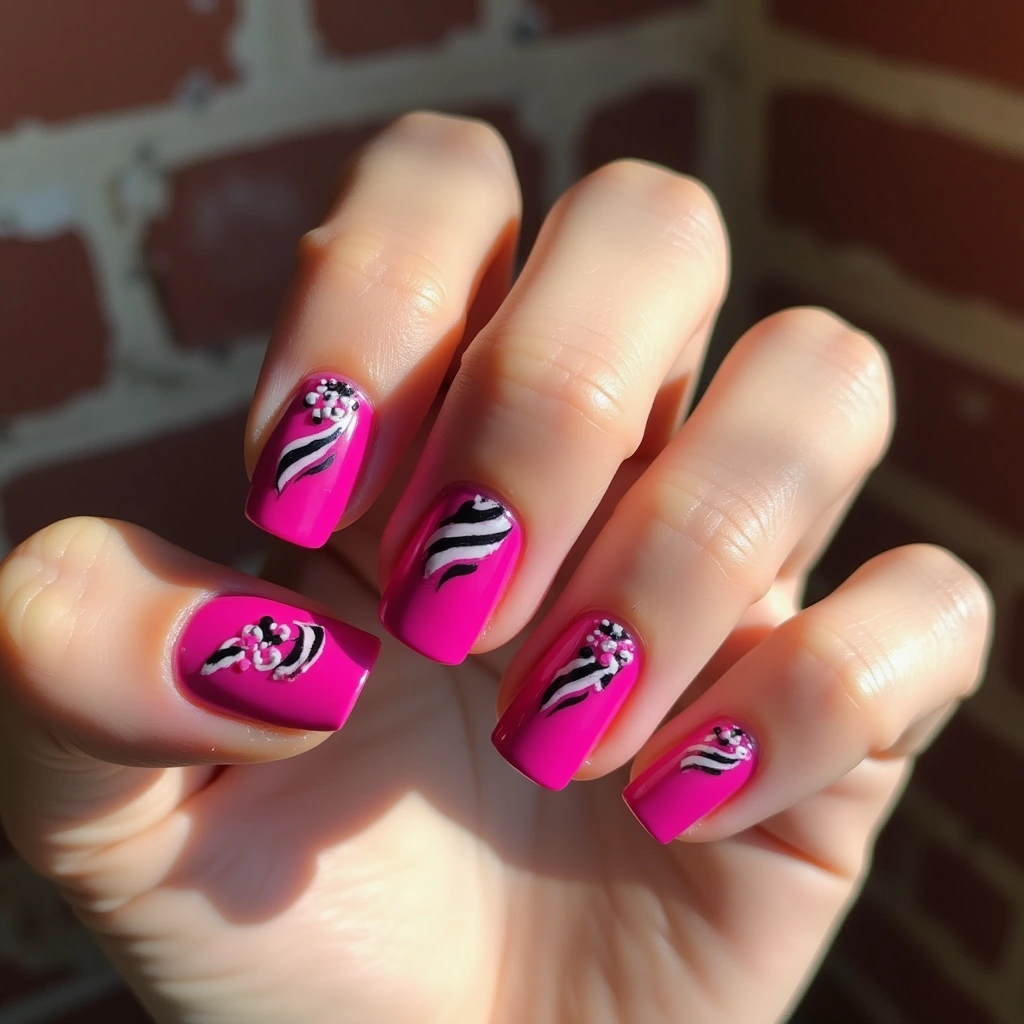 Fuchsia Zebra Lumi