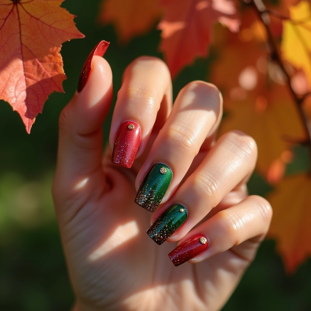 Ombre Christmas French