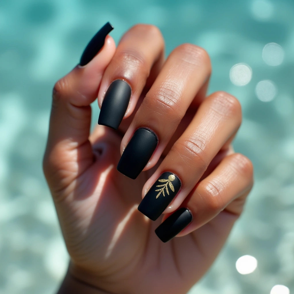 Mistletoe Black Christmas French